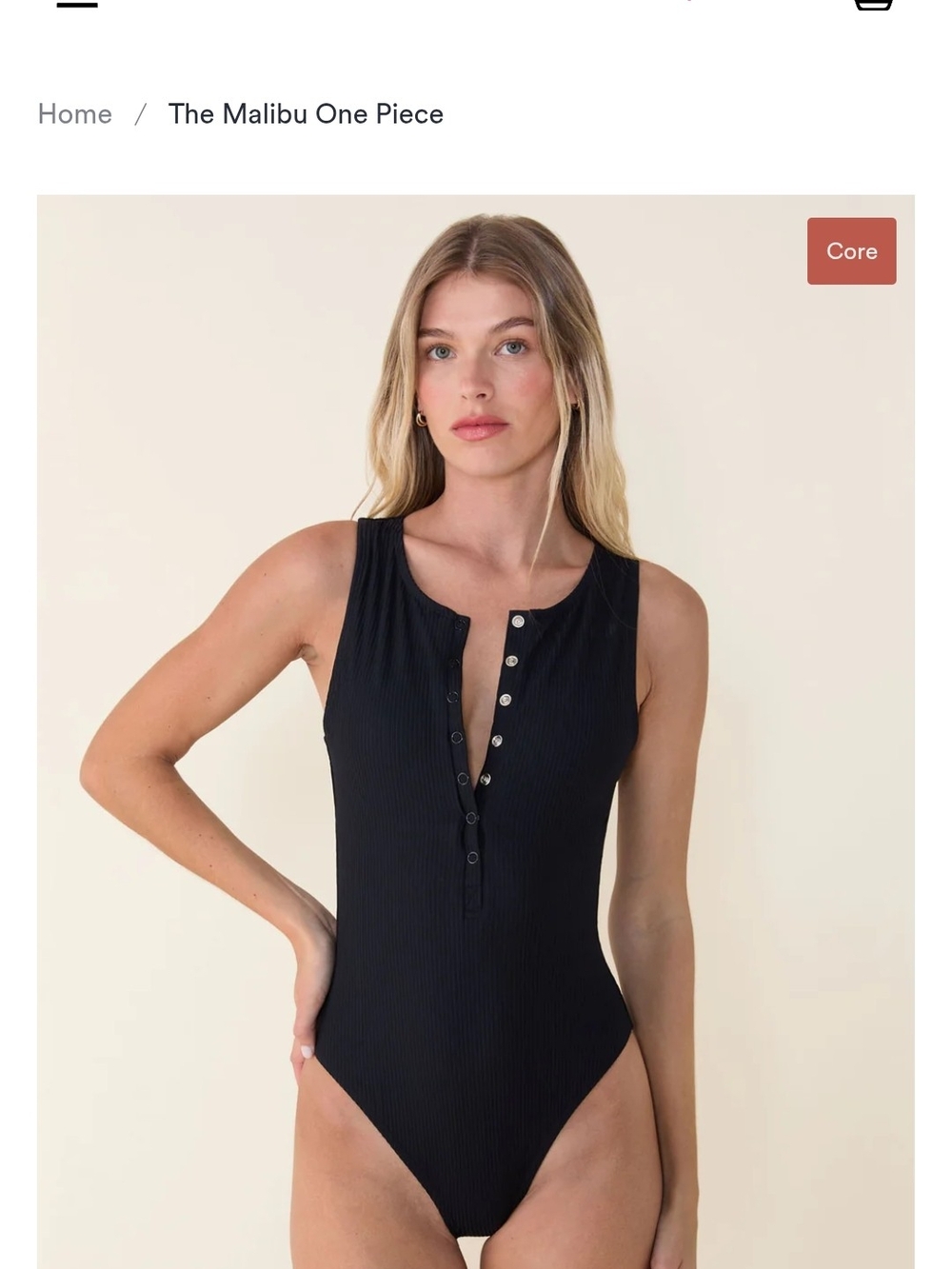 Andie Swim Malibu Ribbed One Piece